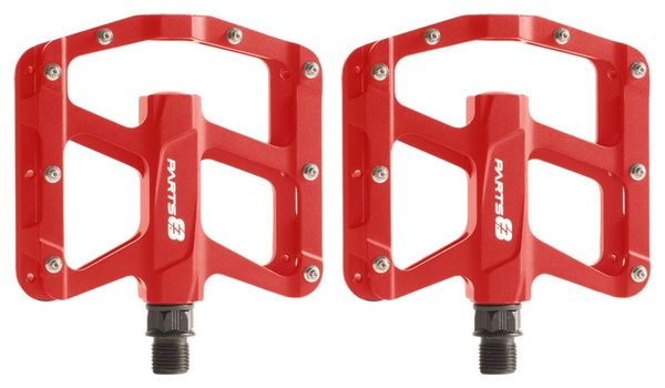 Paar Parts 8.3 Criminal Flat Pedals Red