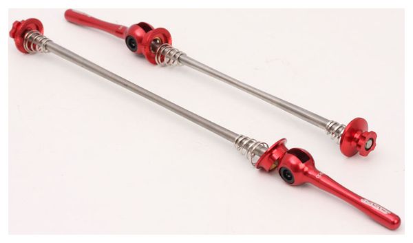 MSC Ultralight Titanium Skewers Wheels ATV Red