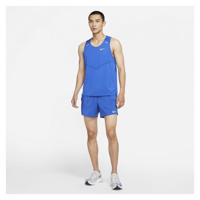 Camiseta sin mangas Nike Dri-Fit Rise 5 azul