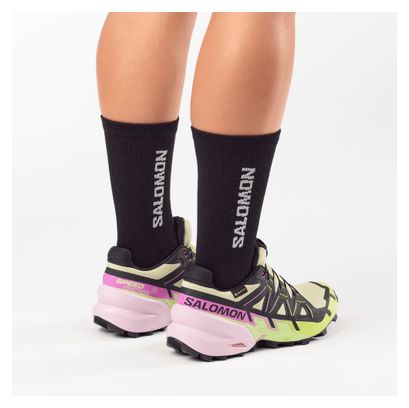 Salomon Speedcross 6 GTX Trail Running Shoes Yellow/Pink Women's