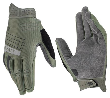 Lange Handschuhe Leatt MTB 2.0 SubZero Grün