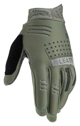 Lange Handschuhe Leatt MTB 2.0 SubZero Grün