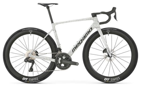 Bicicletta da strada Megamo Raise 03 Shimano Ultegra Di2 12V 700 mm Bianco/Grigio 2026