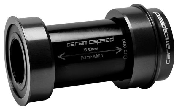 Cassa per pressa nera 24mm Ceramica Speeded BBright / Shimano / FSA / Rotore