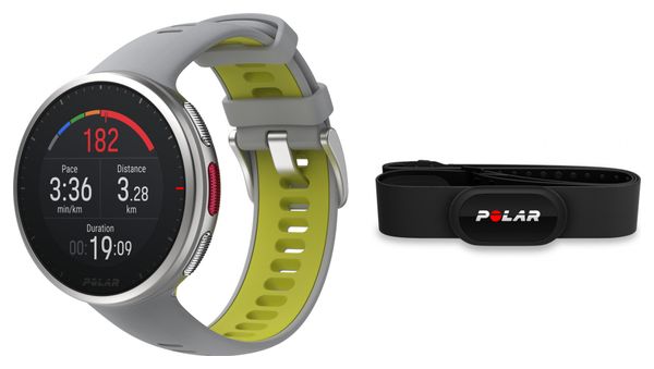Refurbished Product - GPS Watch Polar Vantage V2 Silver Grey Green Lime + Heart Rate Belt H10