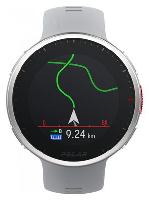 Producto Reacondicionado - Reloj GPS Polar Vantage V2 Plata Gris Verde Lima + Cinturón de Frecuencia Cardíaca H10