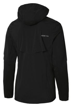Chaqueta impermeable Mizuno Waterproof 20K negra para mujer