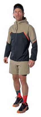 Veste imperméable Dynafit Alpine GTX Kaki/Bleu Homme