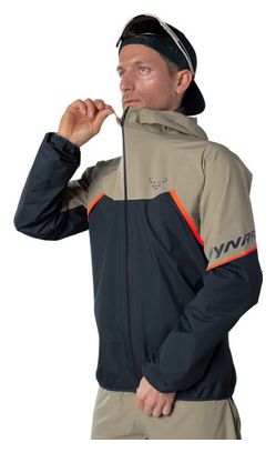 Heren Dynafit Alpine GTX Khaki Blue Waterproof Jacket