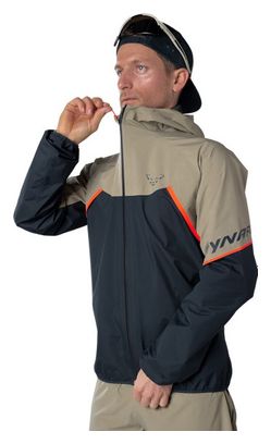 Veste imperméable Dynafit Alpine GTX Kaki/Bleu Homme