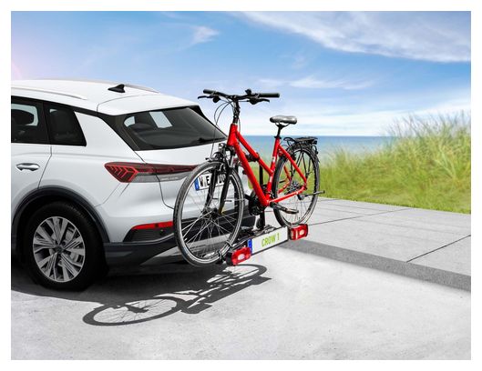 Porte-vélos 1 vélos sur attelage CROW 1 - EUFAB