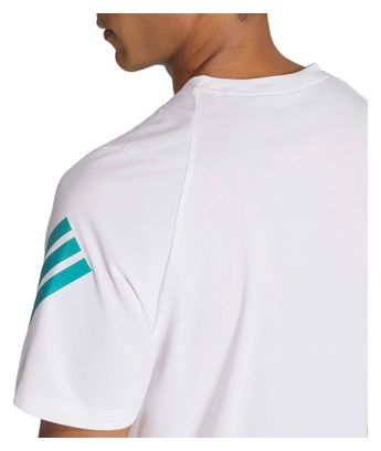 T-Shirt Running adidas adi365 Climacool Blanc/Vert Homme