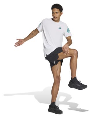 T-Shirt Running adidas adi365 Climacool Blanc/Vert Homme