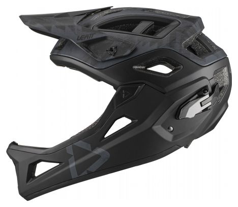 Casque avec Mentonnière Amovible Leatt MTB 3.0 Enduro Noir