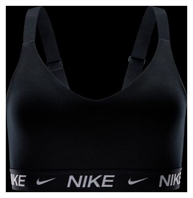 Sujetador de sujeción media Nike Indy Negro Mujer