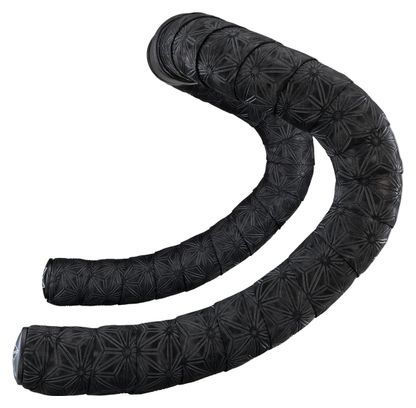 Supacaz Super Sticky Kush Black Suede Handlebar Tape with End Caps