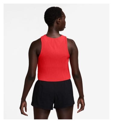 Nike Dri-Fit ADV Aeroswift Crop Tanktop Rot Damen