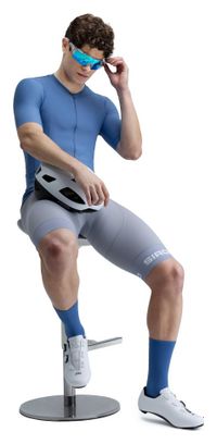 Maillot vélo ultraléger homme Cyclisme SRX Tirreno Bleu Marine