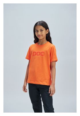 Poc Jr Children's short-sleeved T-shirt Orange