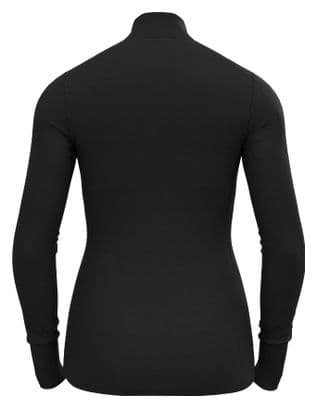 Women's Long Sleeve 1/2 Zip Odlo Merino 260 Jersey Black