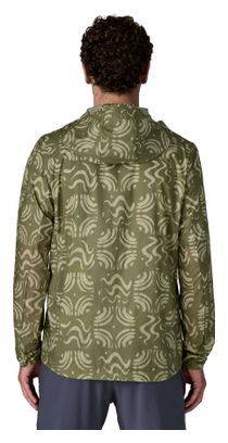 Chaqueta de manga larga Patagonia Houdini verde para hombre