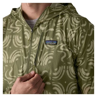 Chaqueta de manga larga Patagonia Houdini verde para hombre
