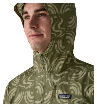 Chaqueta de manga larga Patagonia Houdini verde para hombre