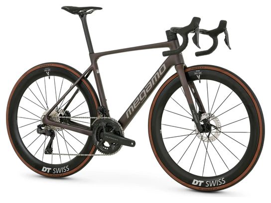 Bicicletta da strada Megamo Raise 03 Shimano Ultegra Di2 12V 700 mm Marrone 2026