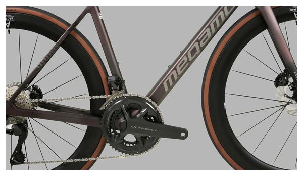 Bicicletta da strada Megamo Raise 03 Shimano Ultegra Di2 12V 700 mm Marrone 2026