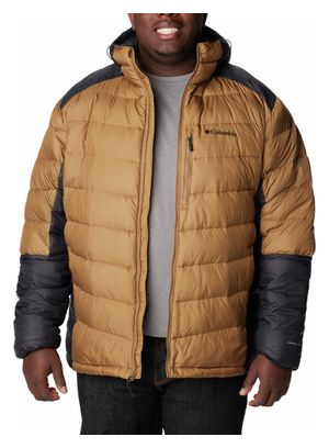 Columbia Labyrinth Loop Brown Hooded Down Jacket