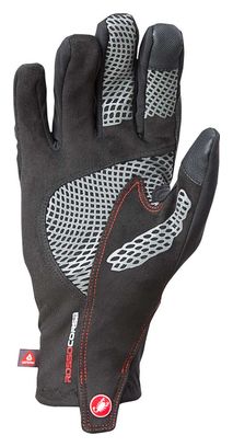 Castelli Spettacolo RoS Winter Gloves Black Red