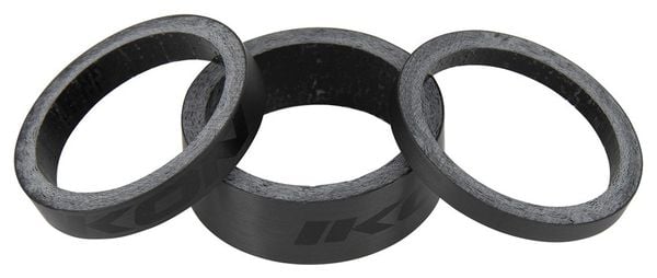 Ikon Carbon Headset Spacers 1'' 3-5-10mm Black