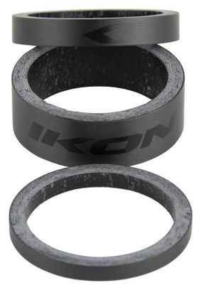 Ikon Carbon Headset Spacers 1'' 3-5-10mm Black