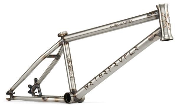 WeThePeople Chaos Machine BMX Frame Silver