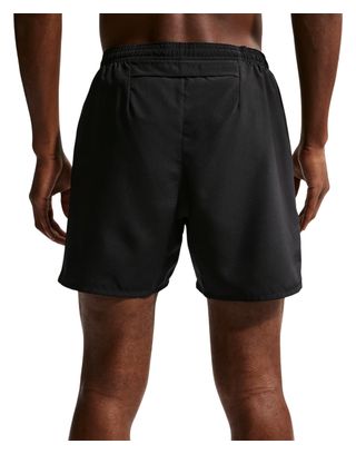 Short 2-en-1 Nike Miler 5in Noir Homme