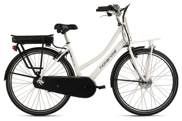 Velo de ville Pedelec Dame Hollandia Carry On 28  Velo Electrique Blanc 250 Watt Li-Ion 36V/13 Ah 3 Vitesses