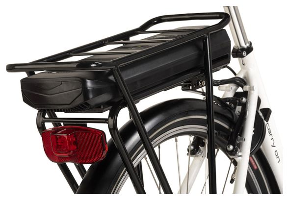 Velo de ville Pedelec Dame Hollandia Carry On 28  Velo Electrique Blanc 250 Watt Li-Ion 36V/13 Ah 3 Vitesses