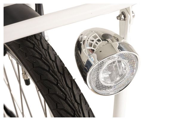 Velo de ville Pedelec Dame Hollandia Carry On 28  Velo Electrique Blanc 250 Watt Li-Ion 36V/13 Ah 3 Vitesses