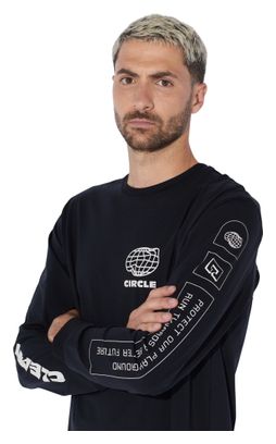 Running Circle Feel Good CAF 2.0 T-shirt, zwart/grijs, unisex