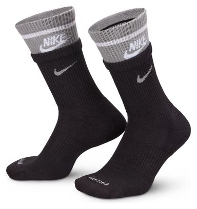 Nike Everyday Plus Socken Schwarz/Grau