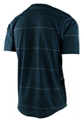 Troy Lee Designs FLOWLINE STACKED LIGHT Short Sleeve Jersey Blue