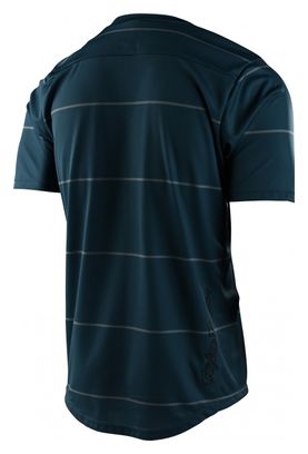 Troy Lee Designs FLOWLINE STACKED LIGHT Kurzarm Jersey Blau