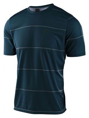 Troy Lee Designs FLOWLINE STACKED LIGHT Kurzarm Jersey Blau