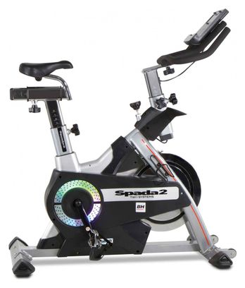 Vélo de biking i.SPADA II H9355I roue de inertie de 20kg. Pédales mixtes. MP3  Apllis. Magnétique et à friction