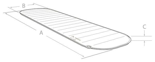 Vaude Tour 5 M Rode Matras