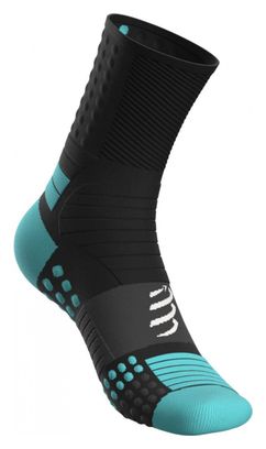 Paire de Chaussettes Compressport Pro Marathon Socks Gris / Bleu