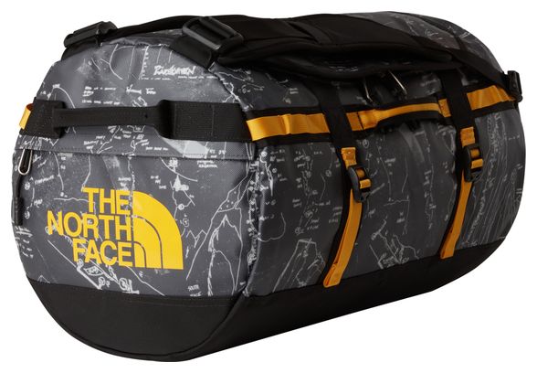 Reisetasche The North Face Base Camp 50 l – S Grau/Gelb