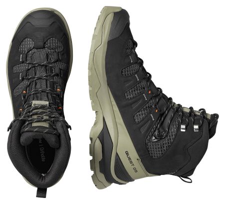 Scarpe da trekking Salomon Quest 5 GTX Nero/Kaki Uomo