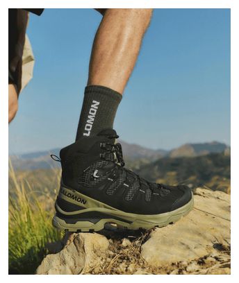 Scarpe da trekking Salomon Quest 5 GTX Nero/Kaki Uomo