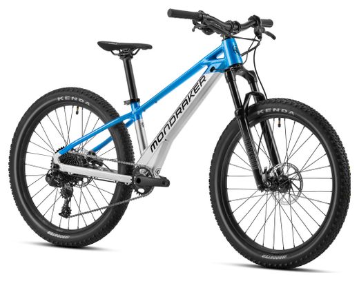 Mondraker Play 24 Sram NX 11V 250 Wh 24'' Zilver/Blauw 2023 Semi-stijve elektrische mountainbike voor kinderen